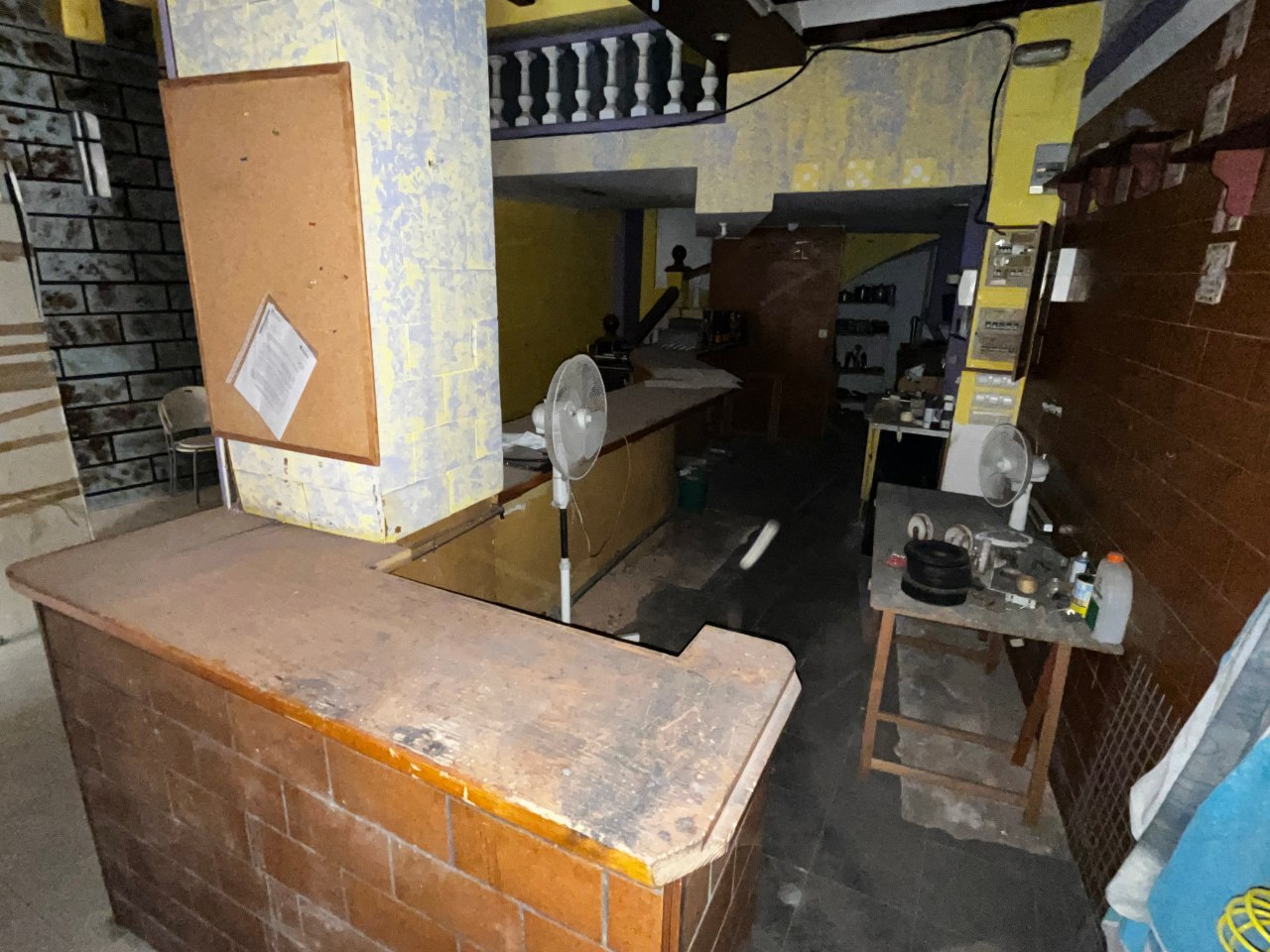 Premises before purchase — bar area
