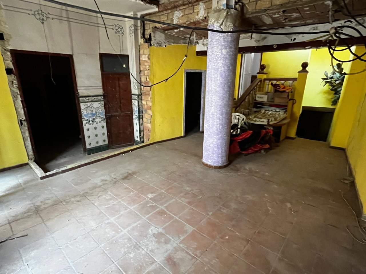 Premises before purchase — open hall